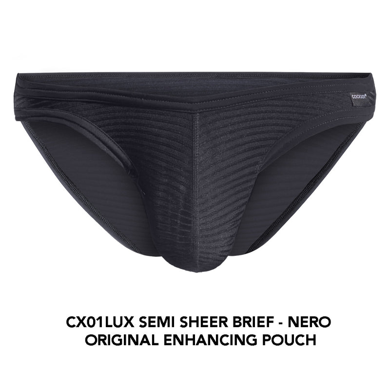 CX01LUX Semi-Sheer Brief
