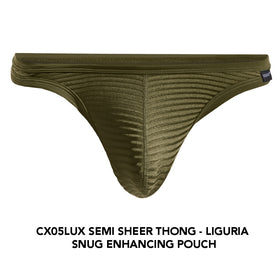CX05LUX Semi-Sheer Thong