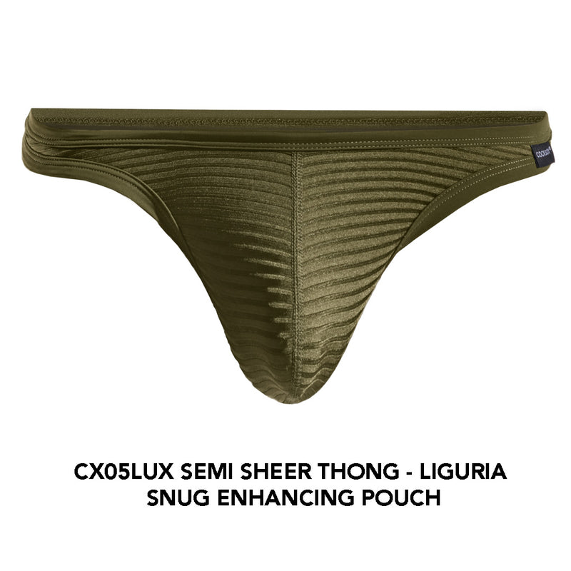 CX05LUX Semi-Sheer Thong