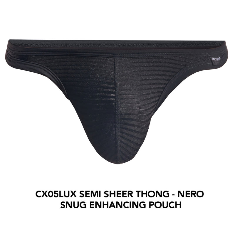 CX05LUX Semi-Sheer Thong